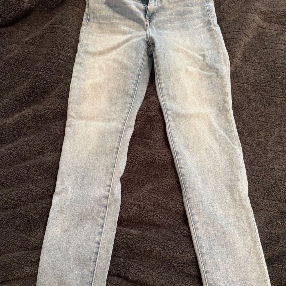 Stylish Light Blue Women's Skinny Jeans